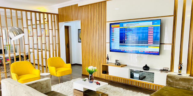 Luxury Lagos apartment interior